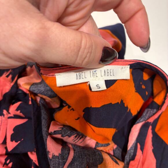 Anthropologie Abel the Label Printed Clare Midi Dress Small - Picture 4 of 9